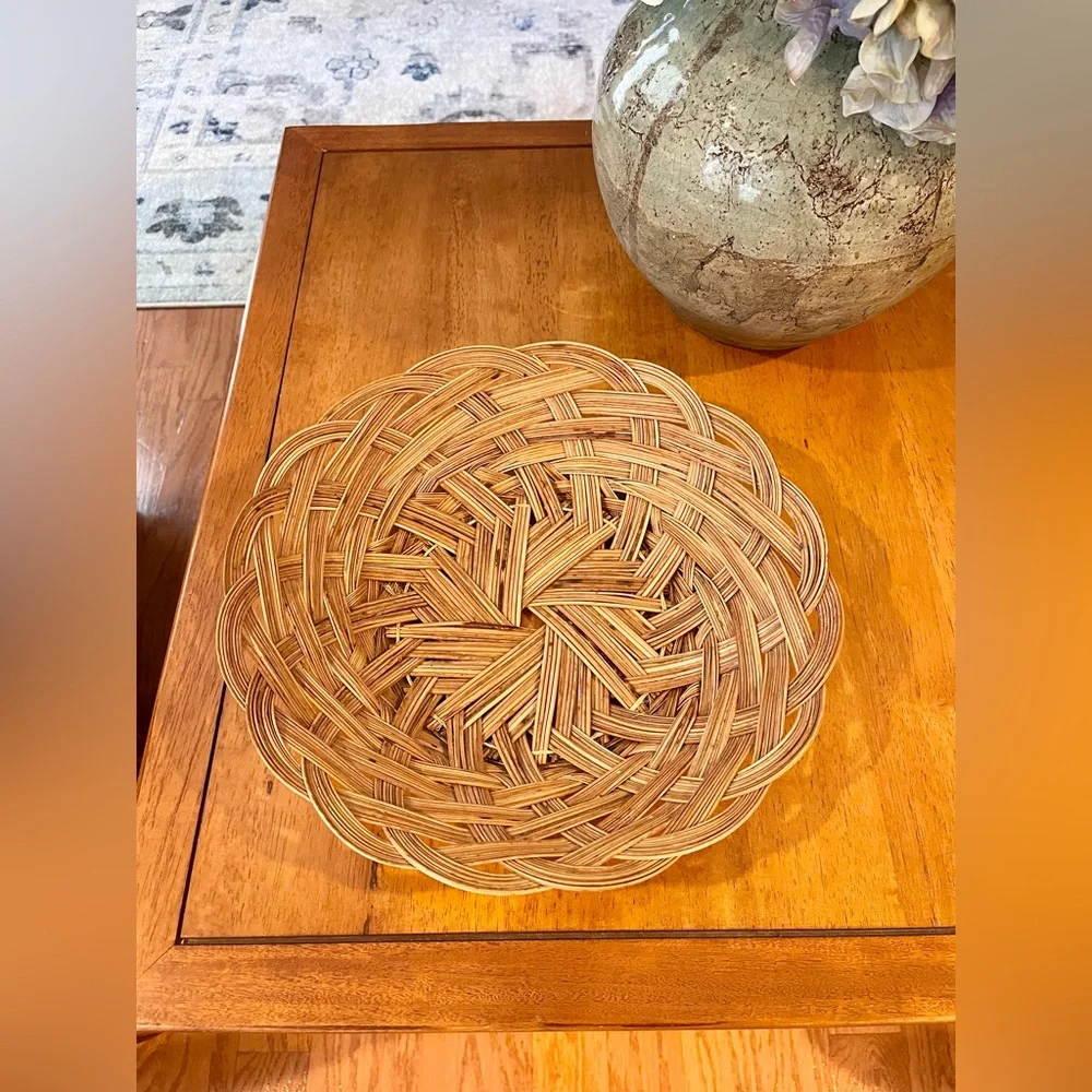 Vintage Woven Fruit Basket